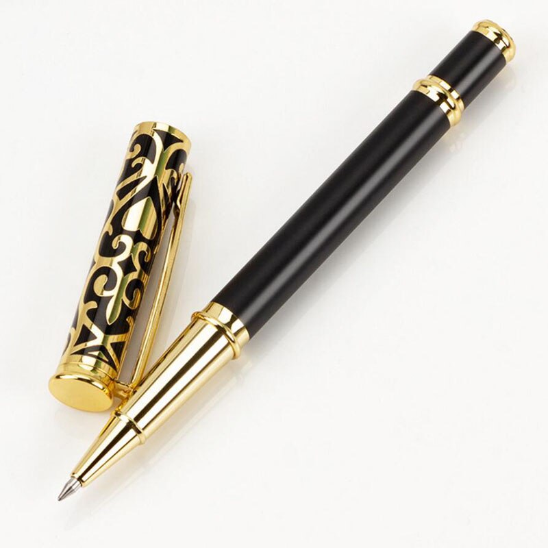 Fashion Design Full Metal Brand Brass Roller Ballpoint Pen Business Men Gift Writing Pen Buy 2 Send Gift