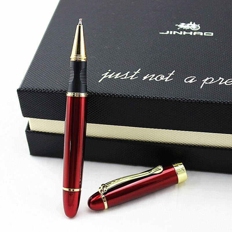 JINHAO X450 Beautiful Business Red Medium Roller ball pens New office Business school writing pen