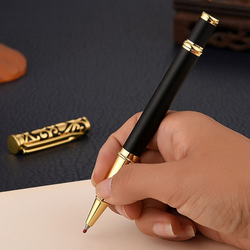 Hot Selling Brass Copper Metal Roller Ballpoint Pen Business Men Gift Signature Writing Pen Buy 2 Send Gift