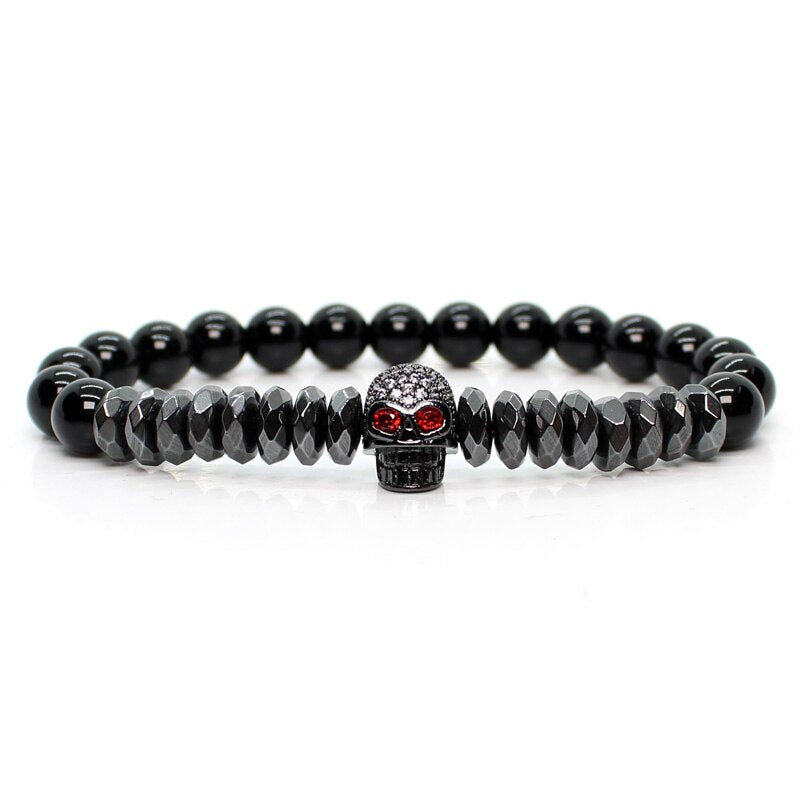 Natural stone Beads Leopard Bracelet Men Bracelets For Women Pulseras Hombre Man bransoletki Mens Jewellery Armband Bracciale