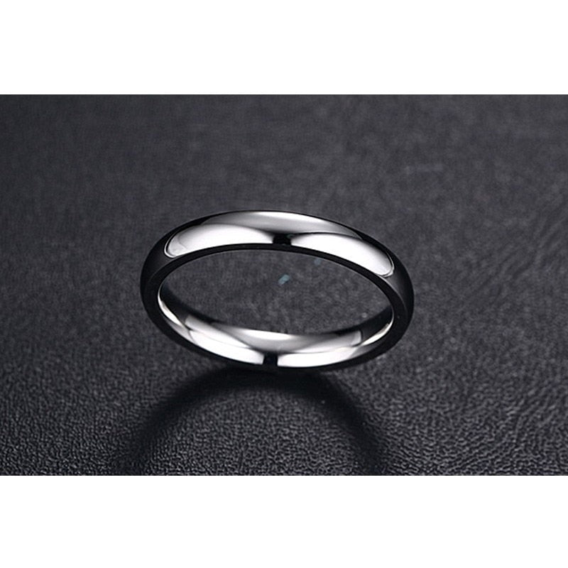 Vnox Mens Basic Wedding Rings for Women Never Fade Color Stainless Steel Alliance Anel Unisex Accessory