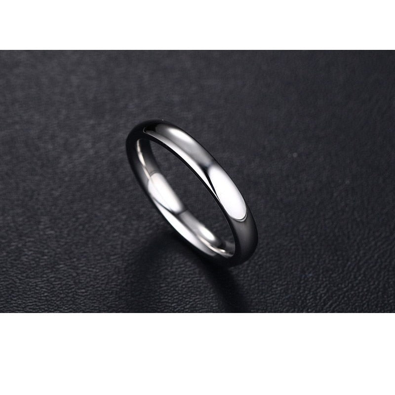 Vnox Mens Basic Wedding Rings for Women Never Fade Color Stainless Steel Alliance Anel Unisex Accessory