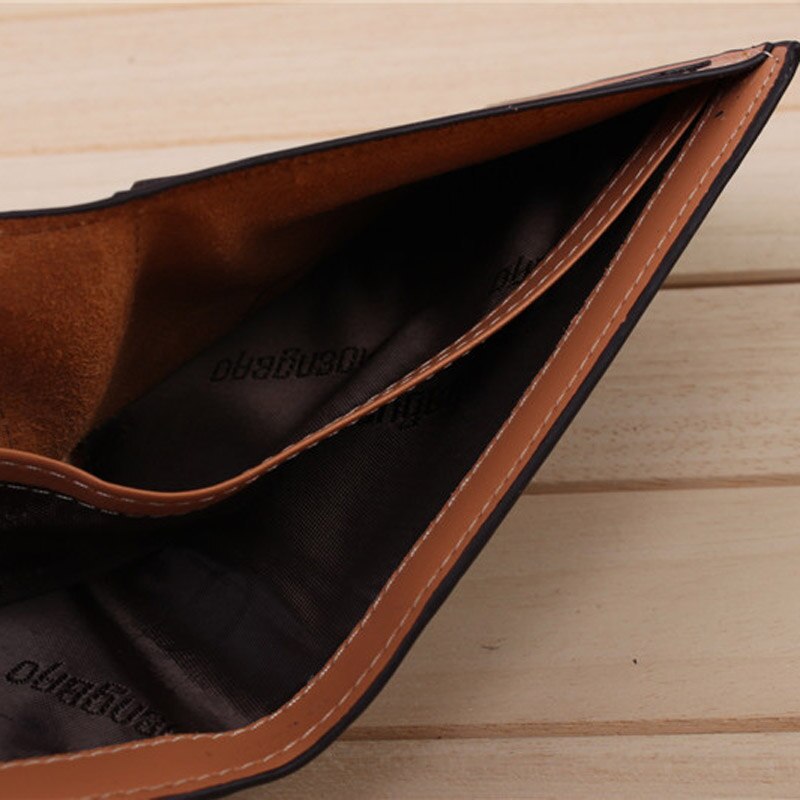 New Brand Plaid Designer Short Men&#39;s Wallets Leather Purse For Male With Card Holder Man Money Bag