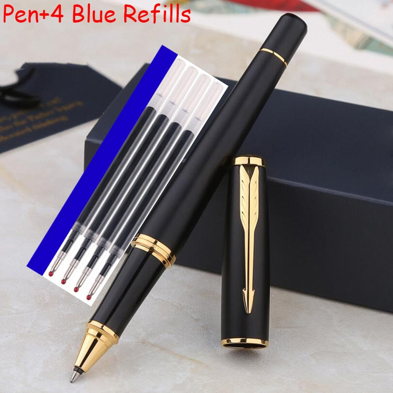 Classic Design PK Urban Metal Copper Roller Ballpoint Pen Business Men High Quality Signature Writing Pen Buy 2 Send Gift