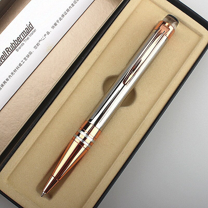 Hot Selling Full Metal Roller Ballpoint Pen Office Business Men Brand Gift Writing Pen Gift promotions