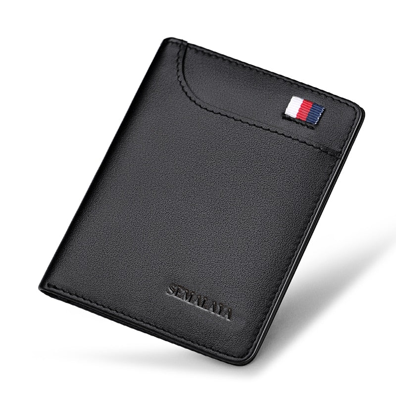 Men Wallets Leather Purse credit card Luxury Card package 2022 WILLIAMPOLO Genuine Leather Men&#39;s WalletsNew Design Men Short