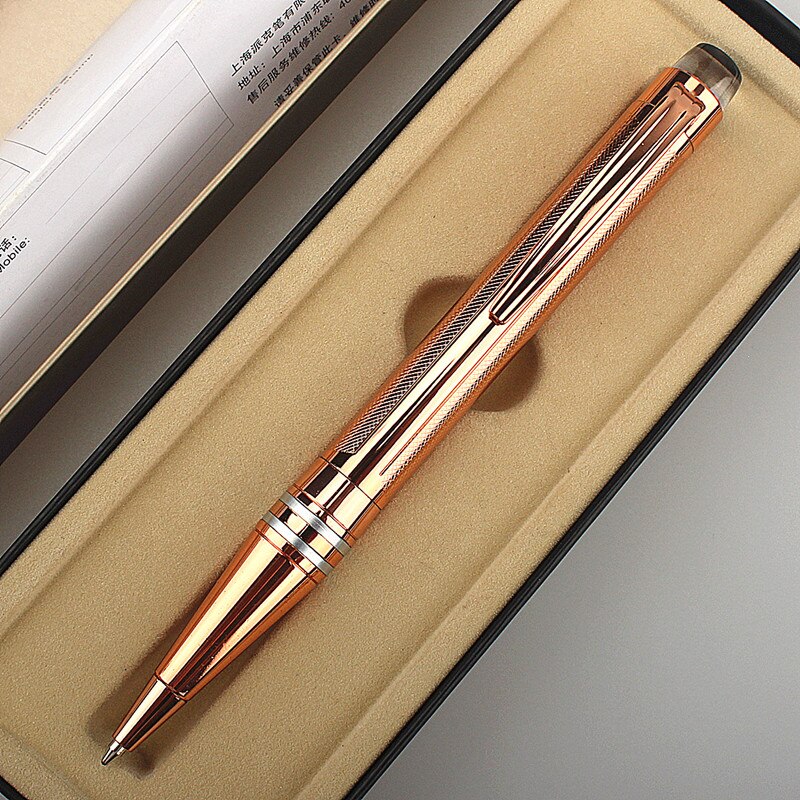 Hot Selling Full Metal Roller Ballpoint Pen Office Business Men Brand Gift Writing Pen Gift promotions