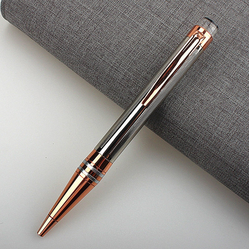 luxury quality pen metal classical student Ballpoint Pen men signature INK PENS Stationery Office Supplies pencil bag choose