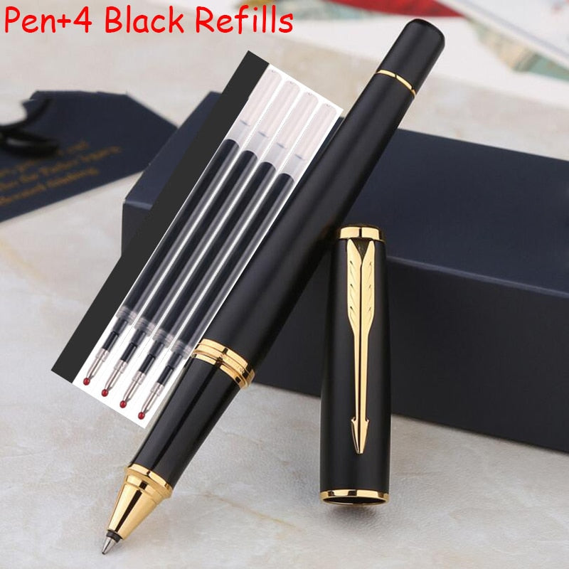 Classic Design PK Urban Metal Copper Roller Ballpoint Pen Business Men High Quality Signature Writing Pen Buy 2 Send Gift