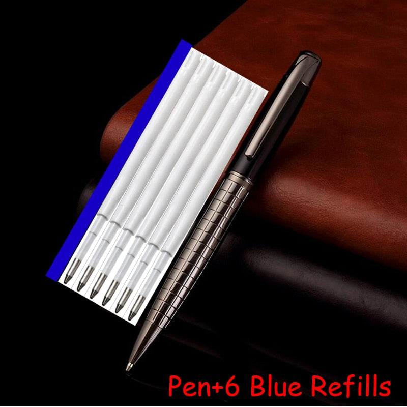 2023 New Arrival Classic Design Business Men Luxury Metal Ballpoint Pen High Quality Signature Gift Pen Buy 2 Send Gift