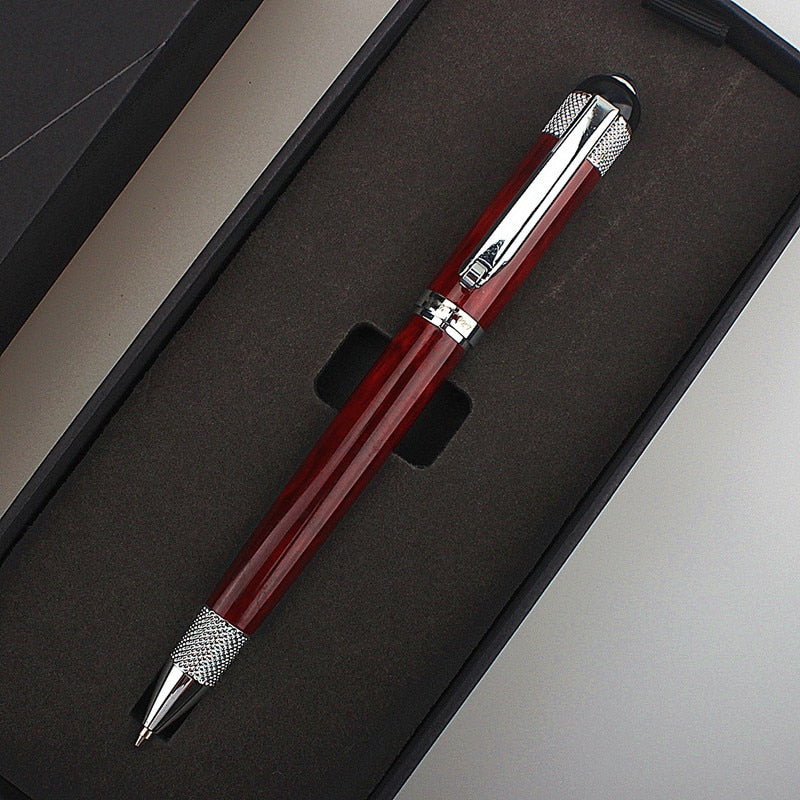 Hot Selling Full Metal Roller Ballpoint Pen Office Business Men Brand Gift Writing Pen Gift promotions