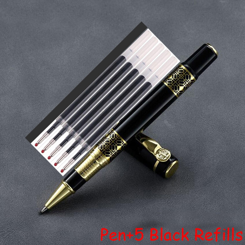 High Quality Full Metal Roller Ballpoint Pen Office Business Men Luxury Signature Writing Gift Pen Buy 2 Send Gift