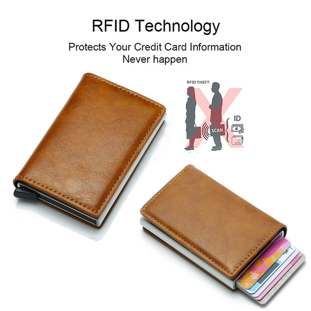 New Carbon Fiber For Apple Airtag Wallet Men Business ID Credit Card Holder Rfid Slim Anti Protect Airtag Slide Wallet Dropship