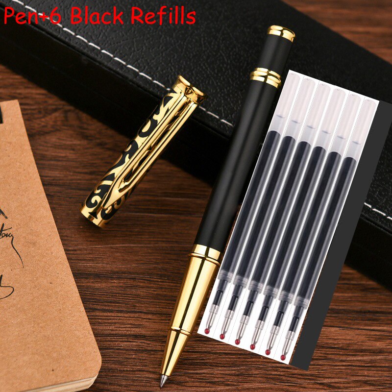 Hot Selling Brass Copper Metal Roller Ballpoint Pen Business Men Gift Signature Writing Pen Buy 2 Send Gift