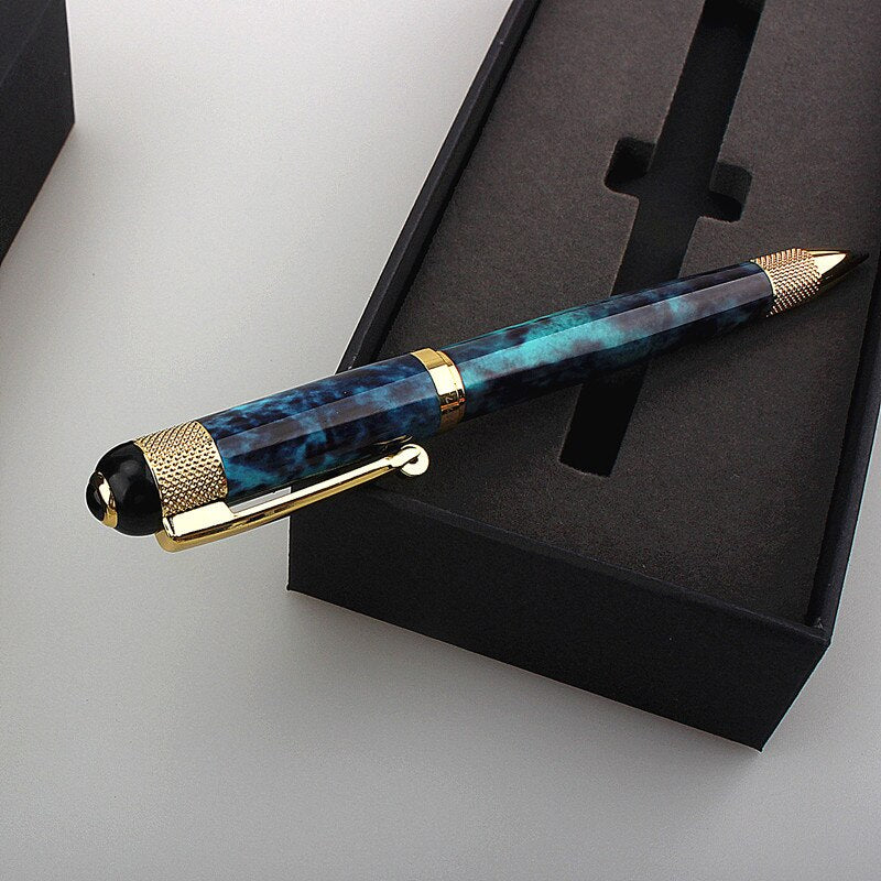 Hot Selling Full Metal Roller Ballpoint Pen Office Business Men Brand Gift Writing Pen Gift promotions