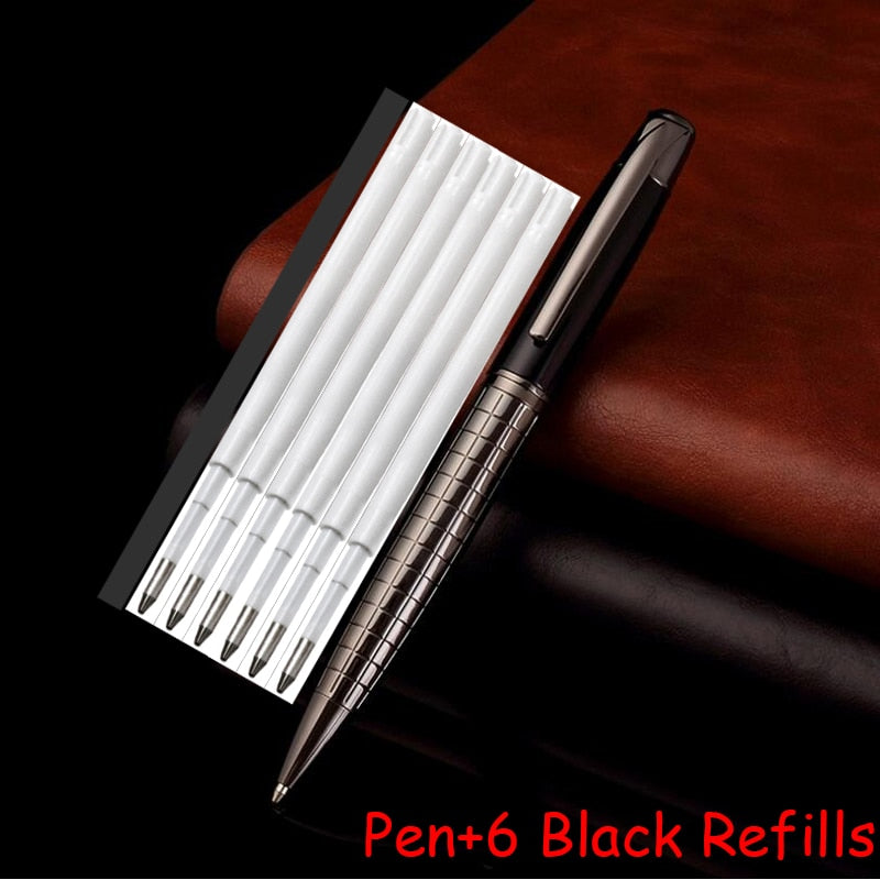 2023 New Arrival Classic Design Business Men Luxury Metal Ballpoint Pen High Quality Signature Gift Pen Buy 2 Send Gift