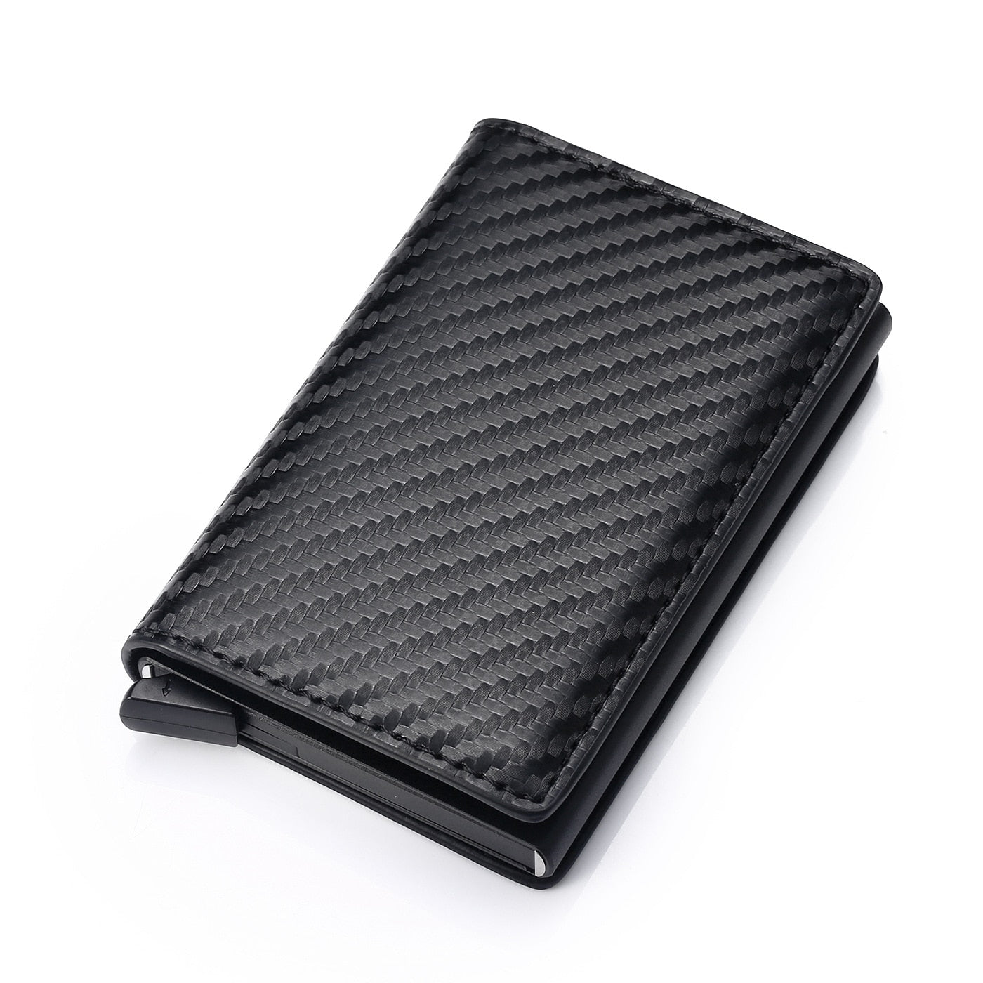 ID Credit Bank Card Holder Wallet Luxury Brand Men Anti Rfid Blocking Protected Magic Leather Slim Mini Small Money Wallets Case