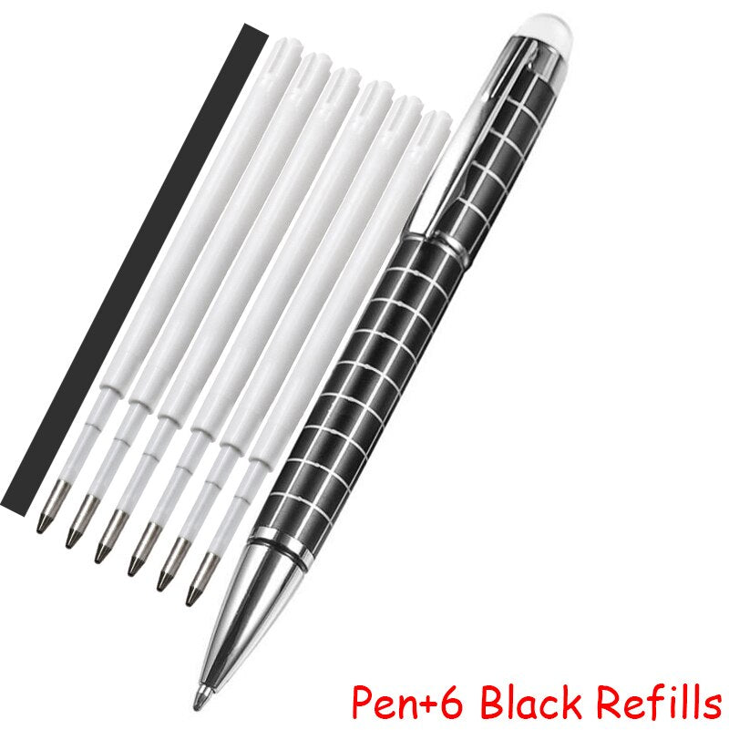 Fashion Design Metal Ballpoint Pen Office Business Men Gift Writing Ballpoint Pen Buy 2 Send Gift