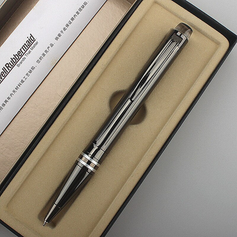 Hot Selling Full Metal Roller Ballpoint Pen Office Business Men Brand Gift Writing Pen Gift promotions