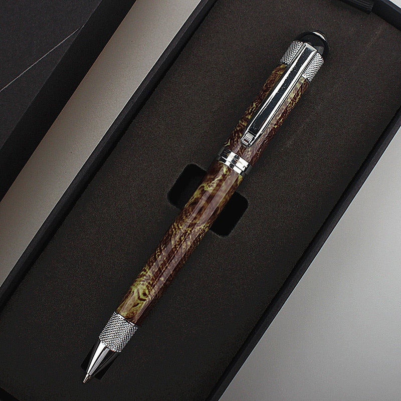 Hot Selling Full Metal Roller Ballpoint Pen Office Business Men Brand Gift Writing Pen Gift promotions