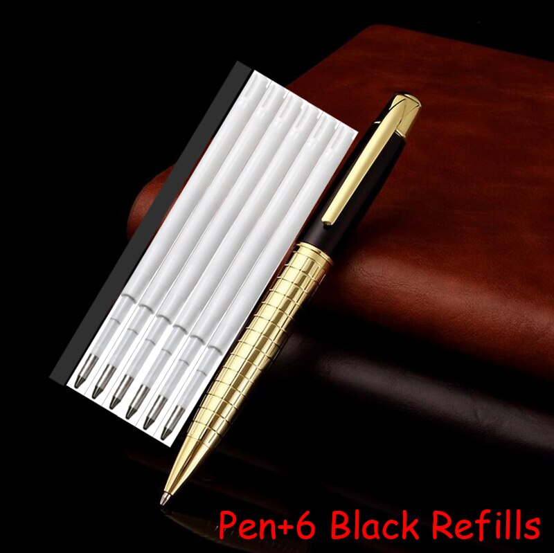 2023 New Arrival Classic Design Business Men Luxury Metal Ballpoint Pen High Quality Signature Gift Pen Buy 2 Send Gift