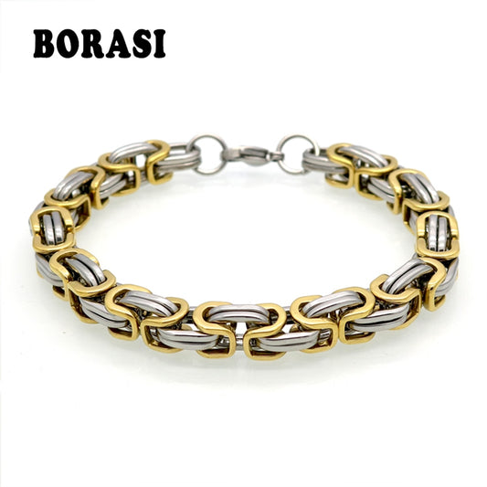 Classic Design Punk Jewelry Stainless Steel Bracelet Special Biker Bicycle Motorcycle Chain For Mens Bracelets Bangles pulsera