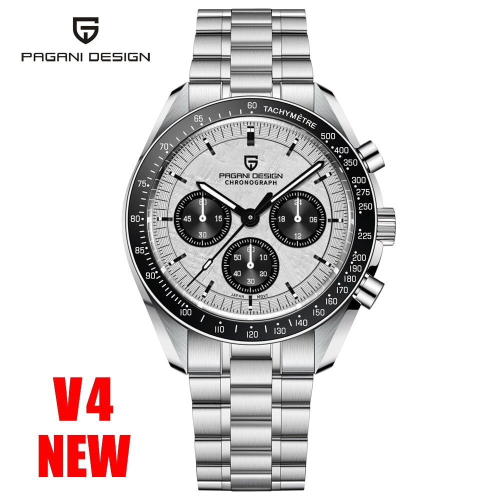 PAGANI DESIGN 2023 New Men&#39;s Watches Top Luxury Quartz Watch For Men Automatic Date Speed Chronograph Sapphire Mirror Wristwatch