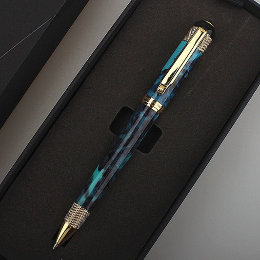 Hot Selling Full Metal Roller Ballpoint Pen Office Business Men Brand Gift Writing Pen Gift promotions